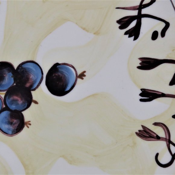 Salad Luncheon Plates Set of 6 by Tracy Porter Hand Painted - Picture 4 of 5